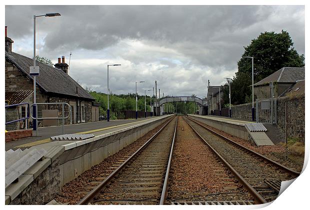  Blair Atholl Station  Print by Tony Murtagh