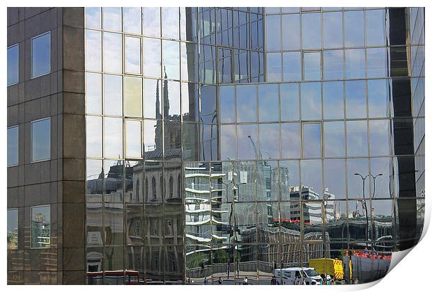 London Reflections  Print by Tony Murtagh