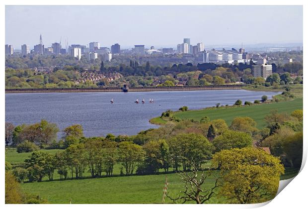 Bartley Green Reservoir Print by Tony Murtagh