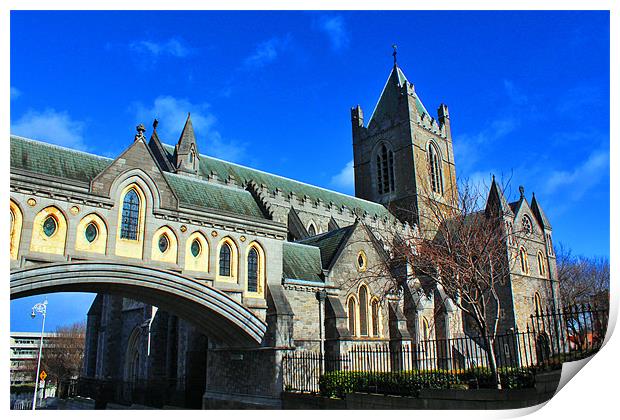 Christ Church Cathedral Print by Jeff Stein
