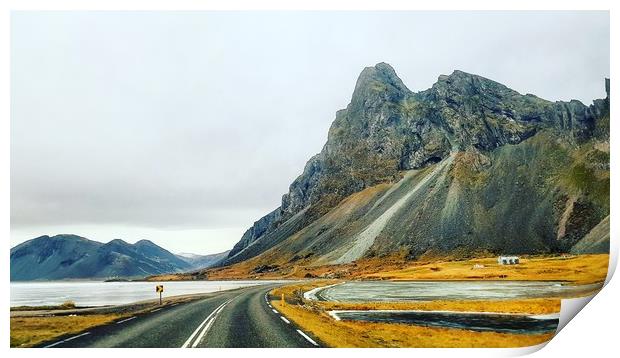 Road Trip Iceland #1 Print by Westley Grant