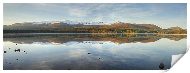 Loch Morlich Reflections Print by Jamie Green