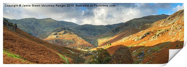 Coppermines Valley Panorama Print by Jamie Green