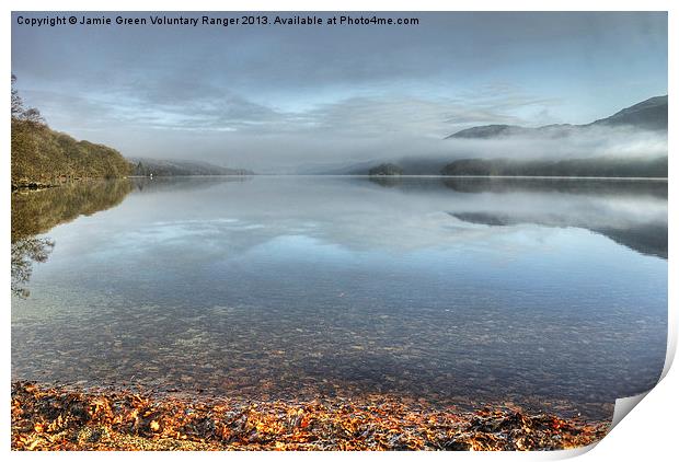 Coniston Water Print by Jamie Green