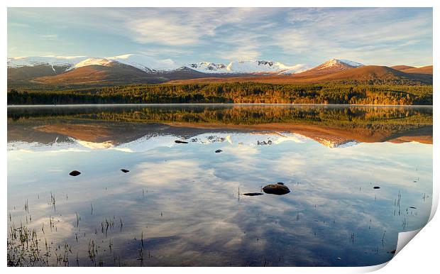 Loch Morlich Scotland Print by Jamie Green