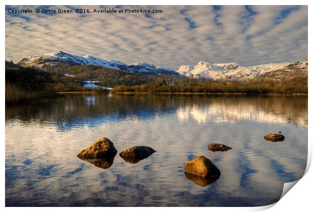 Elterwater Print by Jamie Green