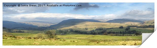 Wensleydale Print by Jamie Green