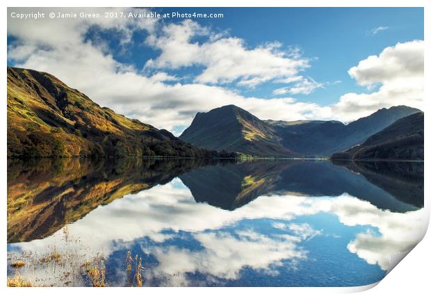 Buttermere in November Print by Jamie Green
