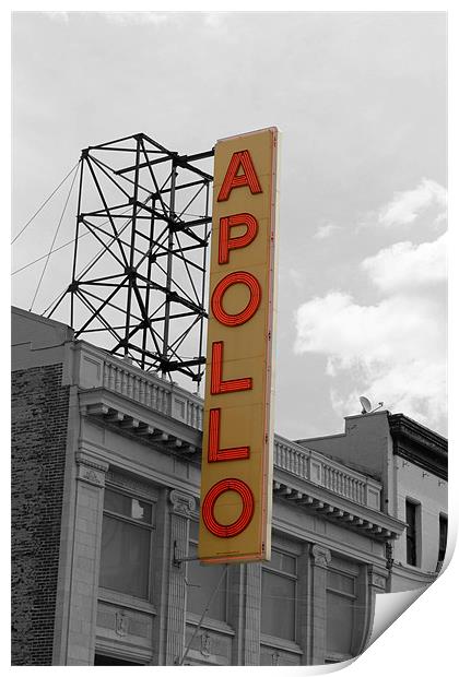 The Apollo Theatre Harlem Print by Danny Thomas