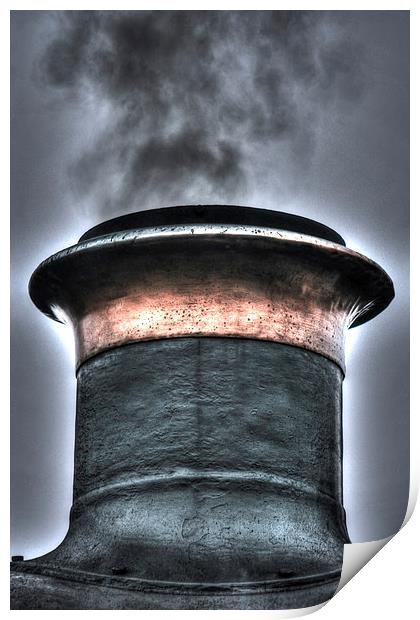  Puff of smoke Print by Castleton Photographic