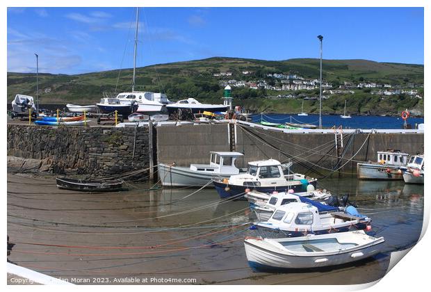 Port Erin Harbour on the Isle of Man  Print by Aidan Moran