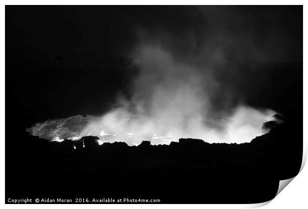 Erta Ale Volcano, Ethiopia  Print by Aidan Moran