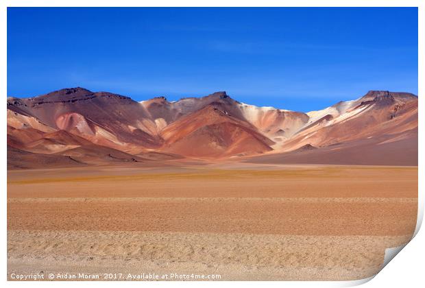 Bolivian Altiplano   Print by Aidan Moran