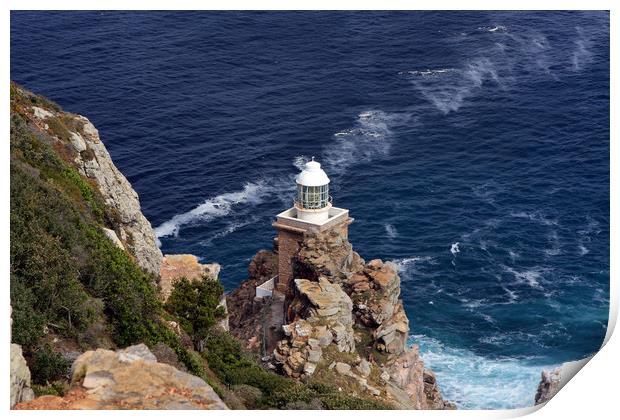 Cape Of Good Hope Lighthouse  Print by Aidan Moran