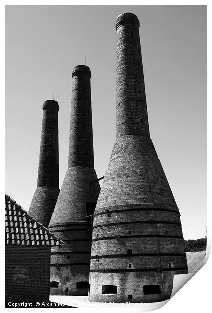 Chimney Stacks   Print by Aidan Moran