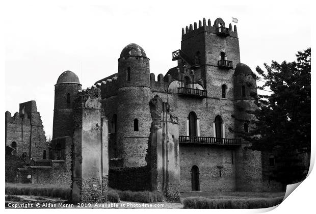 Castles of Gondar, Ethiopia   Print by Aidan Moran