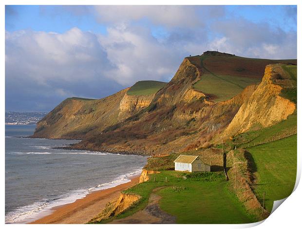 Eype Beach, Dorset, UK Print by Colin Tracy