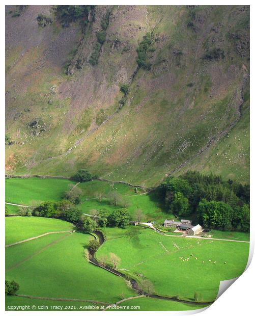 Grisedale, Lake District, UK Print by Colin Tracy