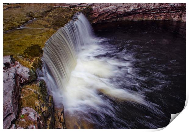 Above the waterfall Print by David McCulloch
