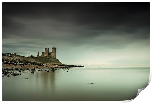  Reculver Towers Print by Ian Hufton