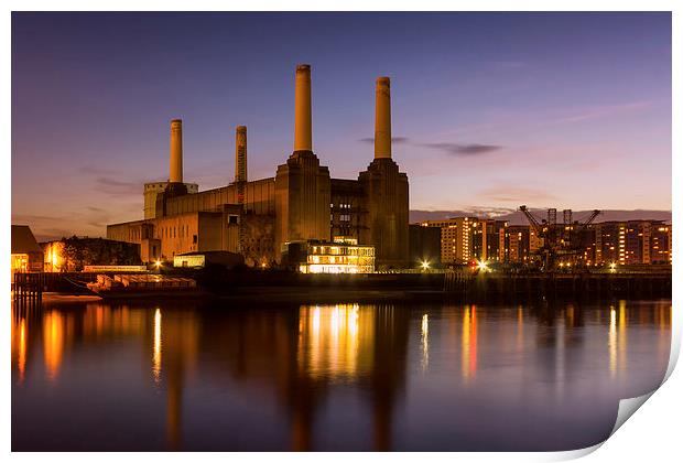  Battersea Power Station Print by Ian Hufton