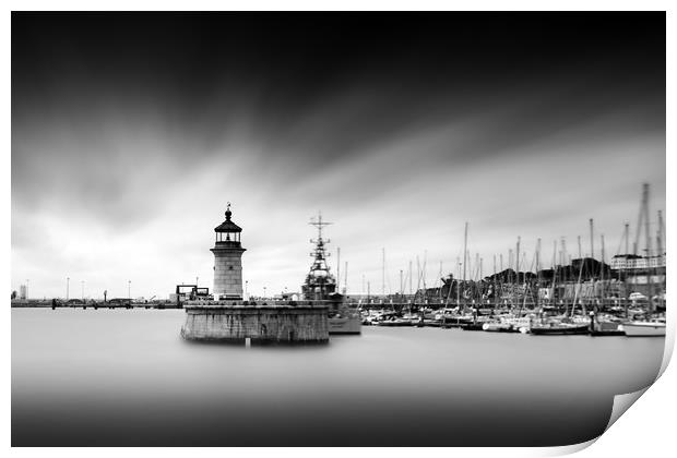 Ramsgate Lighthouse Print by Ian Hufton