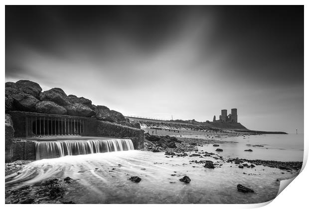 Reculver Print by Ian Hufton