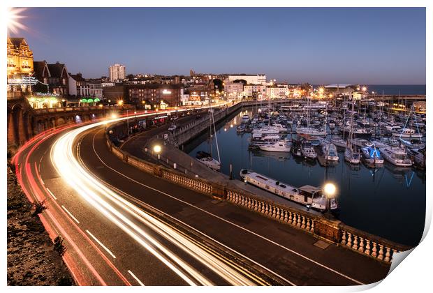 Ramsgate Harbour Print by Ian Hufton