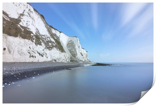 White Cliffs of Dover Print by Ian Hufton