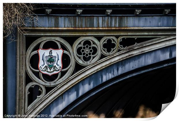 Kelvin Bridge Glasgow Print by John Hastings