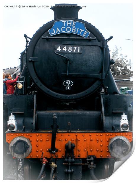 Iconic Scottish Steam Engine Print by John Hastings