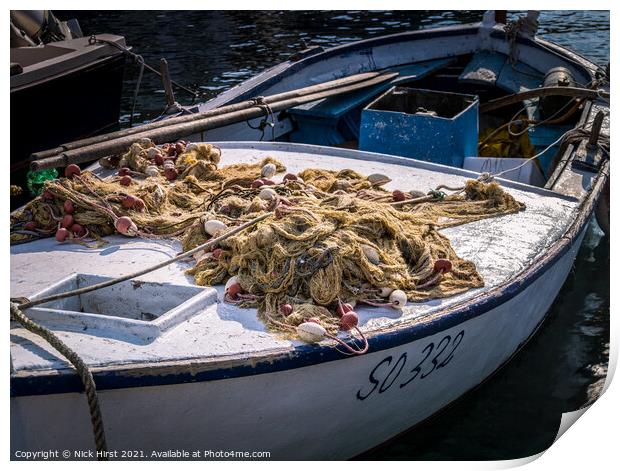 Fishing Boat Print by Nick Hirst