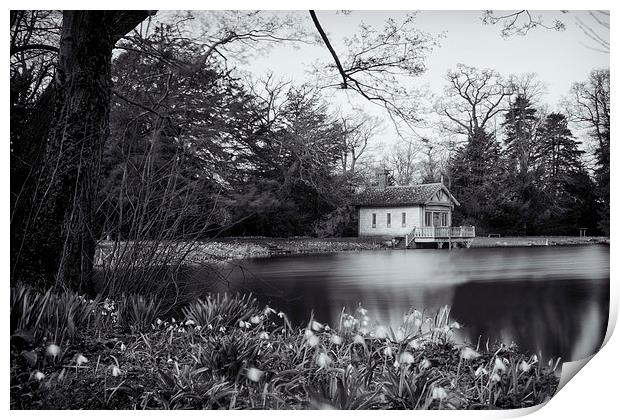 Summerhouse on the Lake Print by Adam Payne