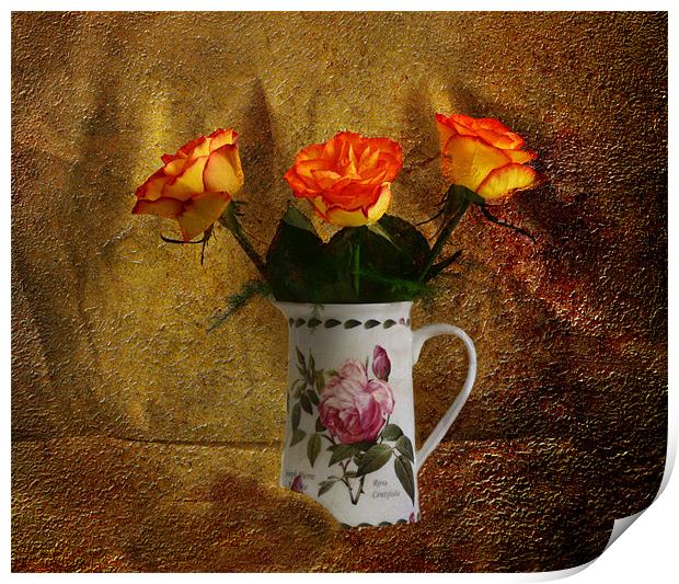Roses Print by Fine art by Rina