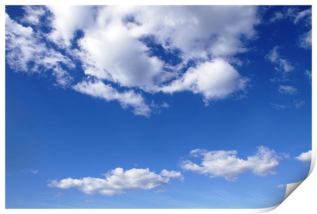 Clouds Print by Frank Goodall