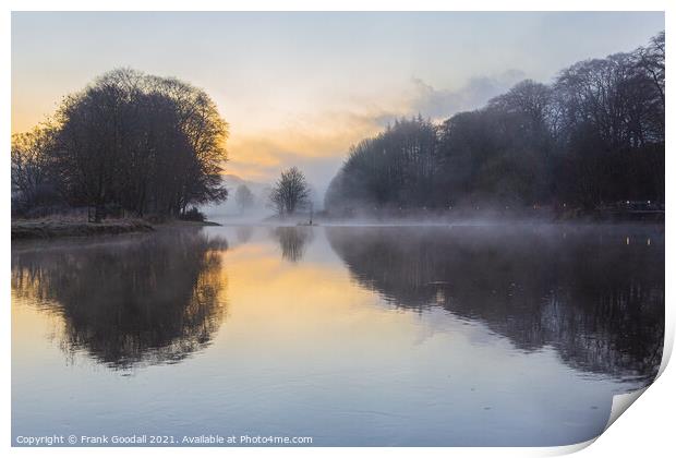 Misty Morning Print by Frank Goodall