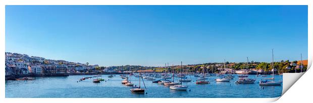 Falmouth Estuary, Cornwall Print by Maggie McCall
