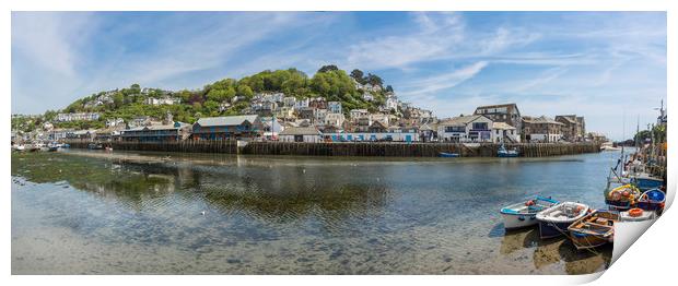 East Looe  across Estuary from West Looe Print by Maggie McCall