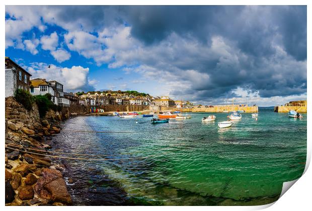 Mousehole, Cornwall. Print by Maggie McCall