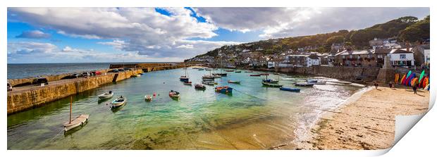 Mousehole, West facing. Cornwall.  UK. Print by Maggie McCall