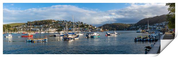 Dartmouth Estuary looking towards Kingswear. Print by Maggie McCall