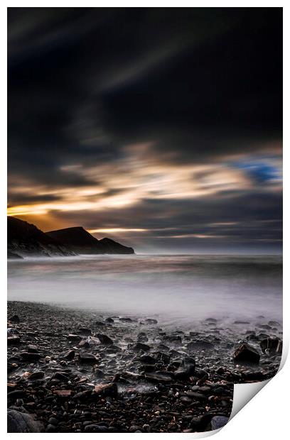 Crackington Haven, Cornwall Print by Maggie McCall