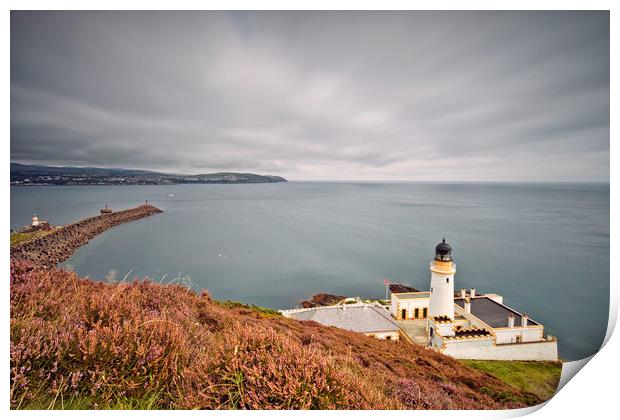 DOUGLAS HEAD LIGHTHOUSE  ( Isle of Man ) Print by raymond mcbride