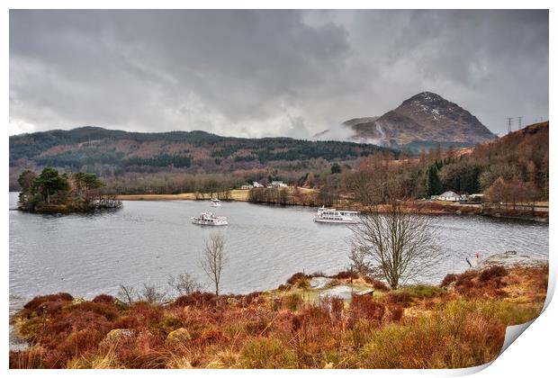 Loch Lomond Scottish Highlands Print by raymond mcbride