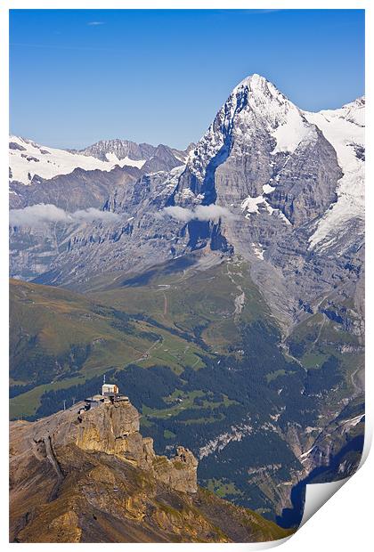 The Eiger Nordwand Print by Robert Murray