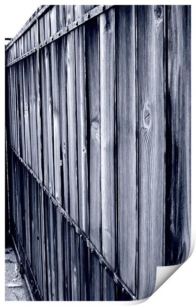 perspective fence Print by Isabel Antonelli