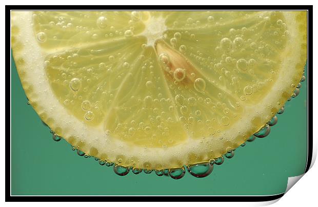 Lemon Print by Art Magdaluyo