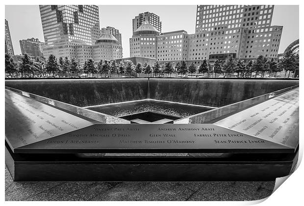 9/11 Memorial Print by Paul Parkinson