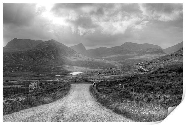 Long and Winding Road Print by philip hendry