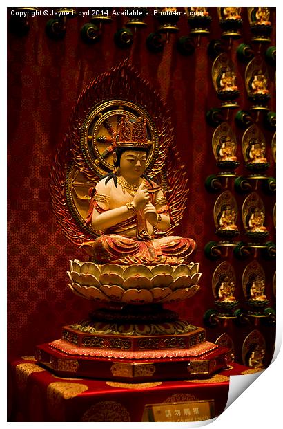 Buddha Tooth Relic Temple and Museum Print by J Lloyd